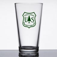 FlintAndAmber U. S. Forest Service Theme Printed Pint Glass