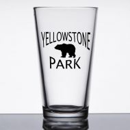FlintAndAmber Yellowstone Park Pint Glass