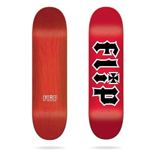  Flip Team Fade to Red 8.0x31.5 Deck Skateboard, Adults Unisex, Multicolor (Multicolor)