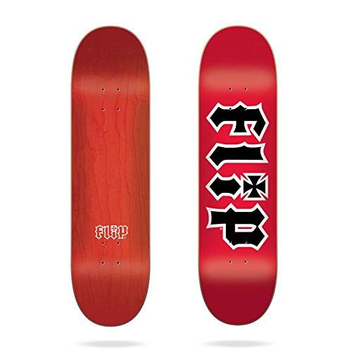  Flip Team Fade to Red 8.0x31.5 Deck Skateboard, Adults Unisex, Multicolor (Multicolor)