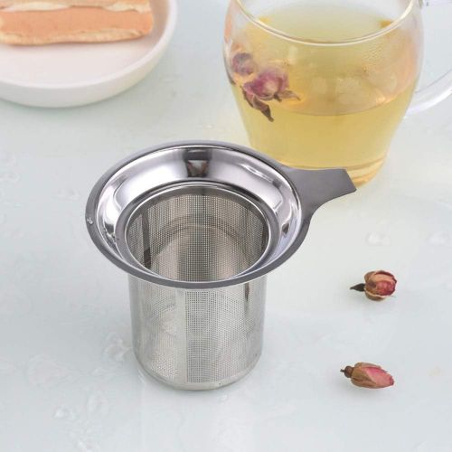  Fliyeong Stockton Tea Infuser Edelstahl Teefilter Praktisches Teesieb Laden Sie Ihre Freunde zum Nachmittagstee EIN