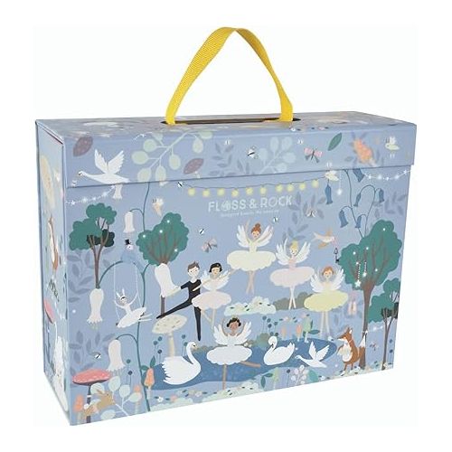  Floss & Rock 43P6363 Enchanted Play Box with Wooden Pieces, 22 x 29 x 10cm