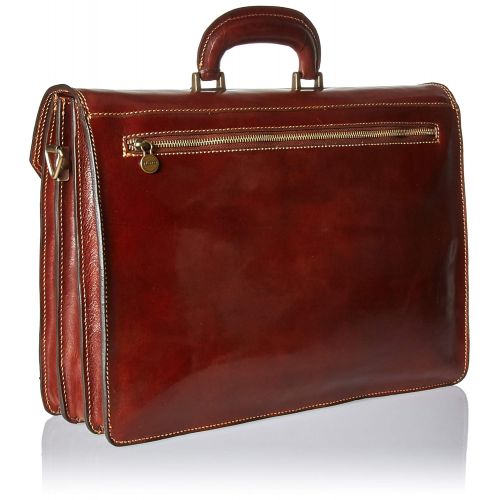  Floto Luggage Venezia Briefcase, Brown, One Size