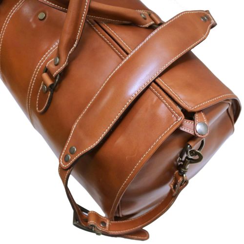  Floto Venezia Convertible Garment Duffle Travel Bag Weekender in Tempesti Leather