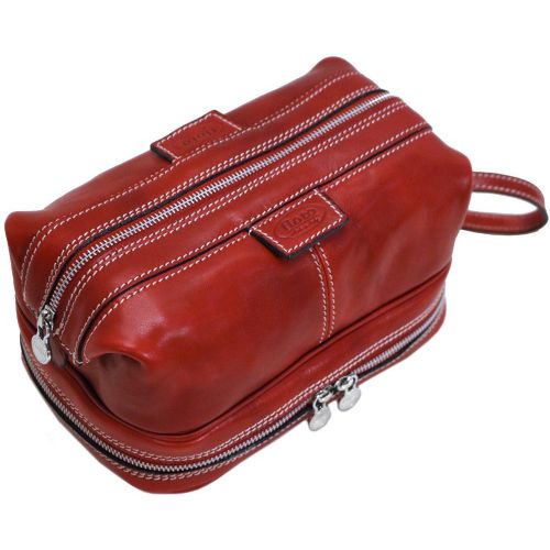  Floto Positano Full Grain Leather Travel Dopp Kit