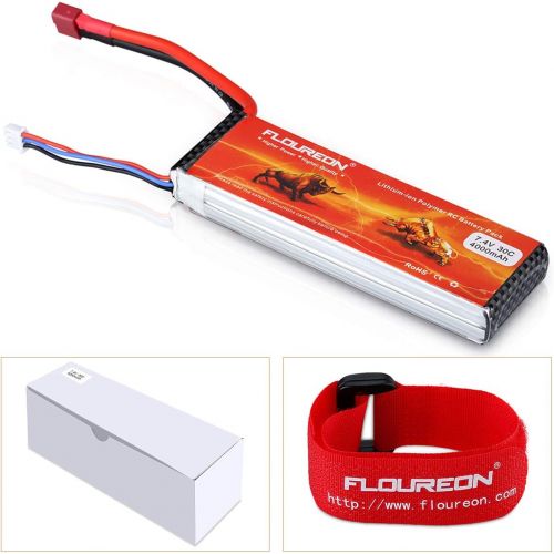  [아마존 핫딜]  [아마존핫딜]Floureon FLOUREON 3S 11.1V 5000mAh 55C Lipo Battery Pack with Deans T Plug for RC Helicopter RC Airplane RC Hobby (2200mAh)