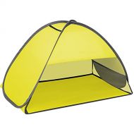 Fltom Pop Up Beach Tent, Mini Size Beach Shelter Tent for UPF 50 UV Protection, Instant Portable Beach Sun Shade Tent with Carry Bag
