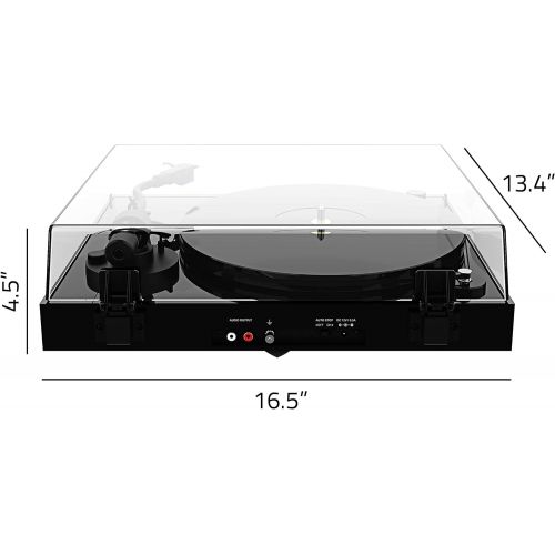 Fluance RT85 Reference High Fidelity Vinyl Turntable Record Player with Ortofon 2M Blue Cartridge, Acrylic Platter, Speed Control Motor, Solid Wood Plinth, Vibration Isolation Feet