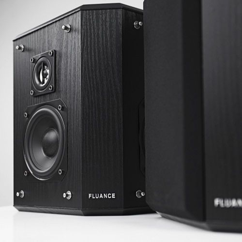  Fluance AVBP2 Home Theater Bipolar Surround Sound Satellite Speakers