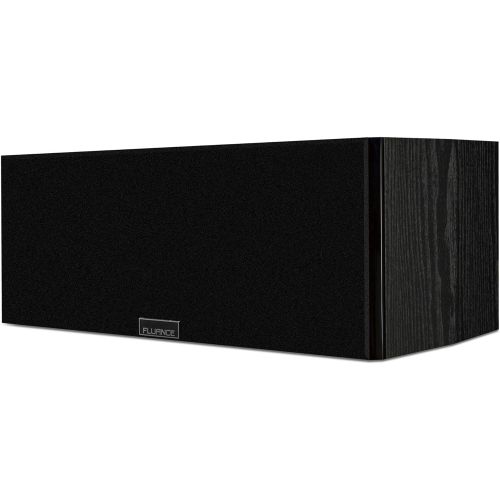  Fluance Signature Series Compact Surround Sound Home Theater 5.0 Channel Speaker System including Two-way Bookshelf, Center Channel, and Rear Surround Speakers - Walnut (HF50WC)