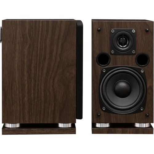  Fluance Elite Series Surround Sound Home Theater 5.1 Channel Speaker System including Three-way Floorstanding, Center Channel, Rear Surround Speakers and a DB10 Subwoofer - Walnut