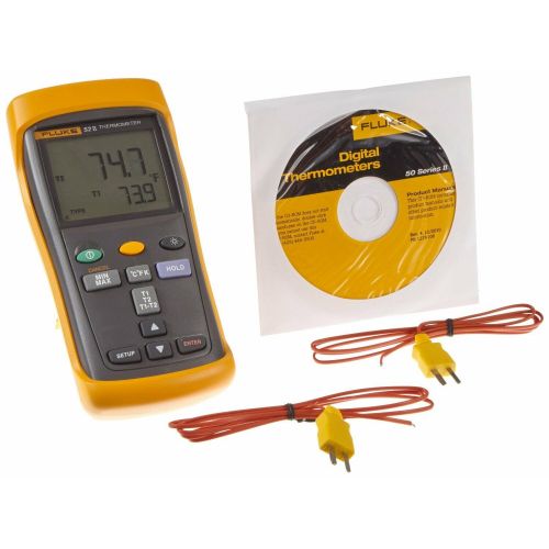  Fluke 52-2 Dual Input Digital Thermocouple Thermometer