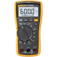 Fluke 117 Digital Multimeter, Non-Contact AC Voltage Detection, Measures Resistance/Continuity/Frequency/Capacitance/Min Max Average, Automatic AC/DC Voltage Selection, Low Impedance Mode