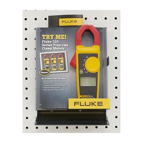  Fluke 323 Clamp Meter For Commercial/Residential Electricians, Measures AC Current To 400 A,Measures AC/DC Voltage To 600 V, Resistance And Continuity, Includes 2 Year Warranty And Soft Carrying Case