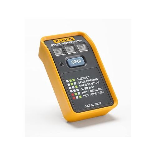  Fluke ST120 GFCI Socket Tester Without Beeper