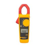 Fluke 302+ Digital Clamp Meter, 30mm Jaw, Measures AC Current to 400A, Measures AC/DC Voltage to 600V, Resistance, Continuity, and Capacitance Measurements, includes 2 Year Warranty