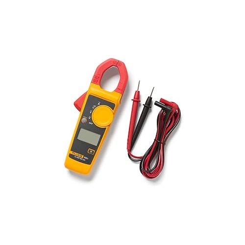  Fluke 302+ Digital Clamp Meter, 30mm Jaw, Measures AC Current to 400A, Measures AC/DC Voltage to 600V, Resistance, Continuity, and Capacitance Measurements, includes 2 Year Warranty