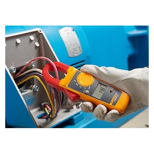  Fluke 302+ Digital Clamp Meter, 30mm Jaw, Measures AC Current to 400A, Measures AC/DC Voltage to 600V, Resistance, Continuity, and Capacitance Measurements, includes 2 Year Warranty
