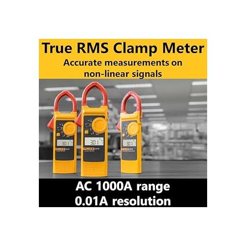  Fluke True RMS AC Current clamp Meter 60A/600A/1000A Range