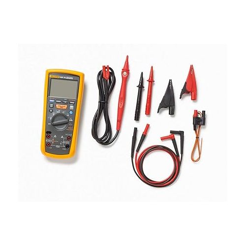  Fluke 1587 FC 2-in-1 Insulation Multimeter, True-RMS, Selectable Insulation Test Voltages Up To 1000 V, Pi/DAR Timed Ratio Tests, Measures Frequency, Includes Low-Pass Filter For Motor Drive VFD