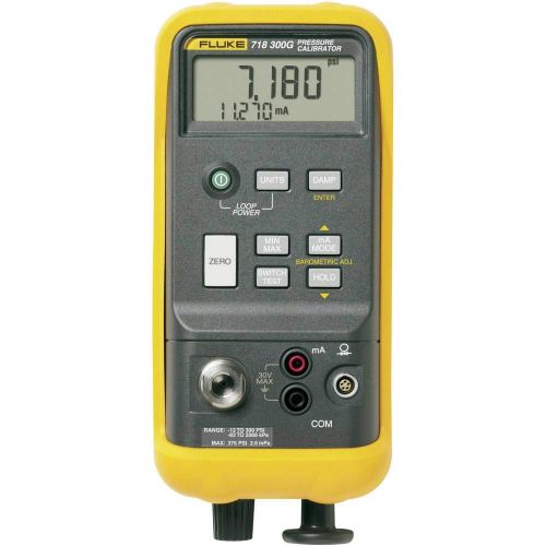  Fluke 718-300G Pressure Calibrator, -12 PSI to 300 PSI Range