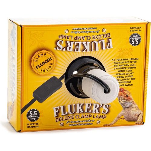  [아마존베스트]Flukers Repta-Clamp Lamp with Switch for Reptiles