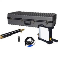 Fluotec CineLight Color30 1x1 DMX LED Panel & Accessories Bundle (1-Pack, Gold-Mount)