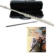 Flute Play Along Packs Baroque Flute Pack - Includes Flute wCase & Accessories & Baroque Play Along Book