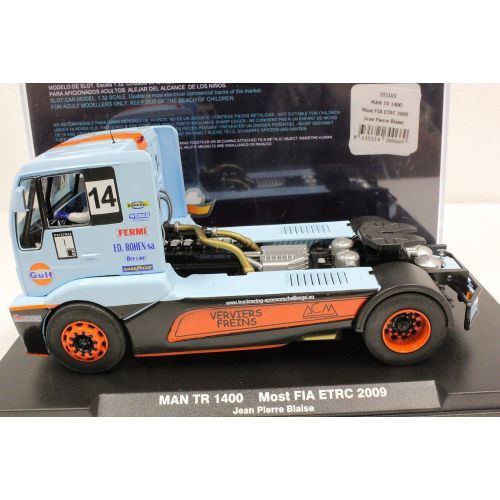  Fly FLY 203103 MAN TR1400 GULF SUPER TRUCK FIA ETRC NEW 132 SLOT CAR W DISPLAY