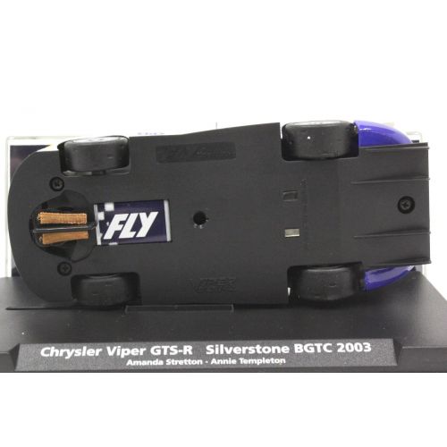  Fly FLY A208 CHRYSLER VIPER GTS-R SILVERSTONE BGTC 2003 NEW 132 SLOT CAR IN DISPLAY