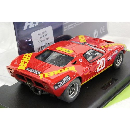  Fly FLY A181 FORD GT40 JARAMA 1969 NEW 132 SLOT CAR IN DISPLAY CASE