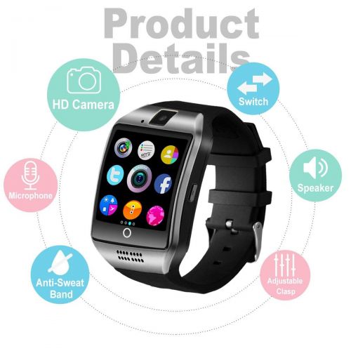  Fly Smart Watch Frame Stick Card Dial Phone Surface Screen Can Synchronize Android Bluetooth Mobile Phone New Choice Watch