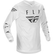 Fly Racing Universal Jersey (White/Black, Youth X-Large)