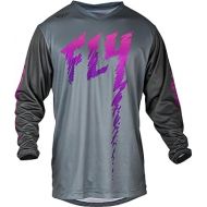 Fly Racing F-16 Youth Jersey (Grey/Charcoal/Pink, Youth X-Large)
