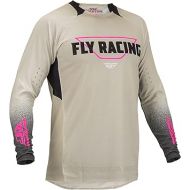 Fly Racing 2023 Adult Evolution DST Jersey (Ivory/Dark Grey, Medium)