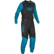 Fly Racing 2021 F-16 Youth Blue/Black Motocross Gear Combination (Youth Large Jersey/Youth 20