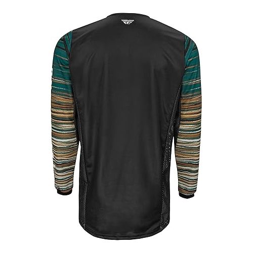  Fly Racing 2022 Kinetic Jersey - Wave (SMALL) (BLACK/RUM)