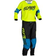 Fly Racing 2023 Youth Kinetic Khaos Moto Gear Set - Pant and Jersey Combo