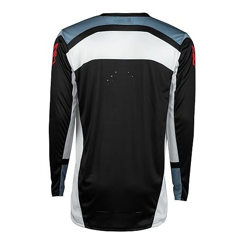  Fly Racing 2024 Adult Lite Jersey Black/White/Denim Grey X-Large; 377-720X