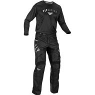 Fly Racing 2023 Patrol Black/White Adult Moto Gear Set - (Over the Boot) Pant and Jersey Combo