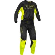 Fly Racing 2023 Kinetic Mesh Hi-Vis/Black Adult Moto Gear Set - Pant and Jersey Combo