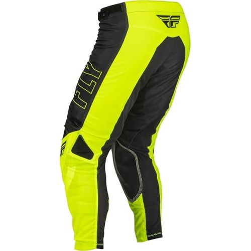  Fly Racing 2023 Kinetic Mesh Hi-Vis/Black Adult Moto Gear Set - Pant and Jersey Combo