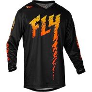Fly Racing F-16 Youth Jersey (Black/Yellow/Orange, Youth Small)