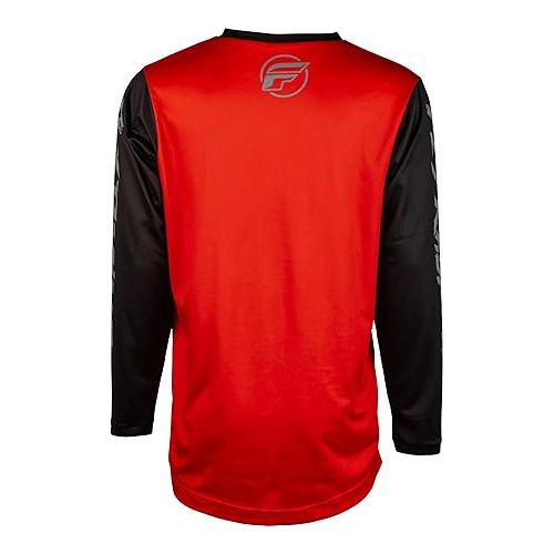  Fly Racing F-16 Youth Jersey (Red/Black/Grey, Youth Small)