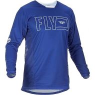 Fly Racing 2022 Kinetic Jersey - Fuel (SMALL) (BLUE/WHITE)