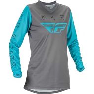 Fly Racing Women's F-16 Jersey Grey/Blue