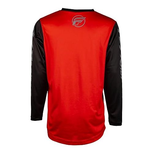  Fly Racing F-16 Youth Jersey (Red/Black/Grey, Youth Medium)