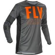 Fly Racing 2020 Lite Motocross Jersey (Grey/Orange, Medium)