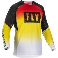 Fly Racing 2022 Adult Evolution DST Jersey (Red/Yellow/Black, Medium)