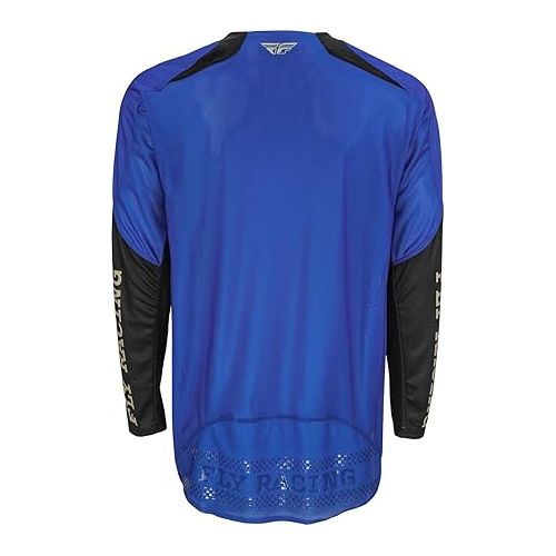  Fly Racing 2022 Adult Evolution DST Jersey (Blue/Black, Large)